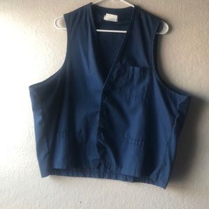 Men’s Blue Vest with Pockets and buttons